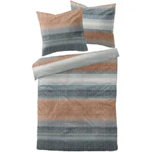 Traumschlaf Elverum Gestreift Blau 200 x 220 cm + 2 x 80 x 80 cm