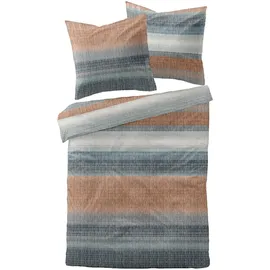 Traumschlaf Elverum Gestreift Blau 200 x 220 cm + 2 x 80 x 80 cm