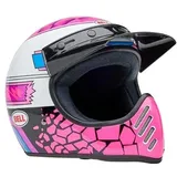 Bell Moto-3 Deathspray, PINK/PURPLE XL