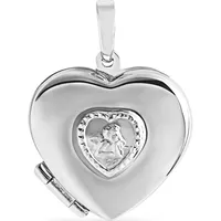 FAVS Medaillon 925er Silber Charms & Kettenanhänger Damen