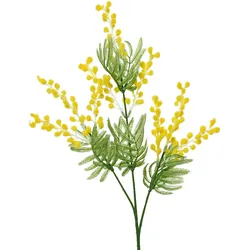 Kunstpflanze MIMOSE - gelb
