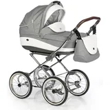 Kinderwagen-Set 2 in 1 Retro inkl. Sportsitz - 11 Teile - in 5 Farben