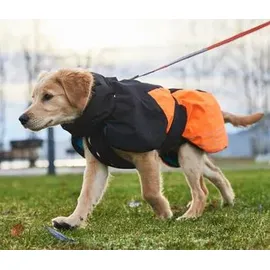 Non-Stop Dogwear Hunde-Wintermantel Glacier Jacket 2.0 schwarz/orange