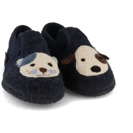 HAFLINGER Slipper Blau 30