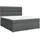 vidaXL Boxspringbett 180 x 200 cm Dunkelgrau