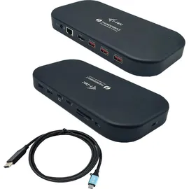 iTEC i-tec Thunderbolt 3/USB-C Dual 4K Docking Station + 1,5m USB-C/DP Kabel PD 60W