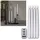 Star Trading LED-Wachskerzen Flamme 28,5 cm 4 St. weiß
