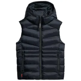 Superdry Fuji Quilt Padded Weste Eclipse Navy L