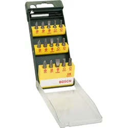 Bosch 16-teiliges Schrauberbit-Set mit magnetischen Universalhalter - 2607019453
