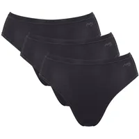 SLOGGI GO Daily Cotton Tai Slip (3er-Pack), Schwarz S