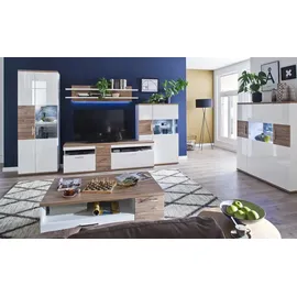 U N O Sports uno Highboard Zypern ¦ weiß ¦ Maße (cm): B: 120 H: 135 T: 37.0