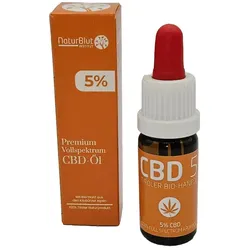 NaturBlut Premium BIO CBD Öl 5% - Mit Hanf aus den Kitzbüheler Alpen 10 ml