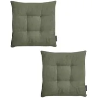 Magma Heimtex Magma 2er Set Inga Stuhlkissen ca. 35x35x5