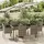 vidaXL Garten-Essgruppe 7-tlg. Grau
