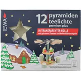 Ebersbacher Kerzenfabrik GmbH Pyramidenteelichte 12 St. weiß