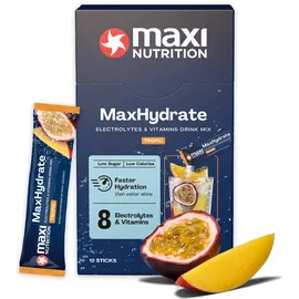 Maxinutrition MaxHydrate Classic Elektrolyte Pulver 10 Sticks