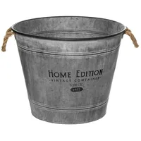 Atmosphera Topf - Metall - grau - D48 cm