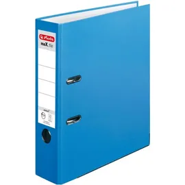Herlitz Ordner maX.file protect A4 8 cm aqua blau