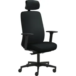 Bürostuhl MAYER SITZMÖBEL "myTRITON", schwarz (schwarz, schwarz), B:70cm, Stühle