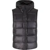 URBAN CLASSICS Recycled Hooded Puffer Weste Black M