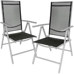 TECTAKE 8 Aluminium Gartenstühle klappbar  8