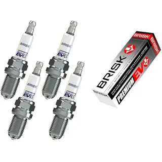 BRISK Premium EVO GR15SXC 1903 Zündkerzen, 4 Stück