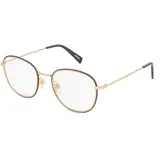 Levi's LV1027 Damen-Brille inkl. Gläser Vollrand Panto Metall-Gestell 50mm/21mm/145mm, gold