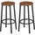 HOOBRO Barhocker 2er-set, Barstuhl Für Die Küche Mit Fußstütze,industrieller Barstuhl, Stabiles Metallgestell, Verstellbare Füße, Für Restaurant, Küche, Bar, Hoobro Ebf03by01