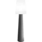 8 seasons DESIGN LED-Stehleuchte 160 cm Kunststoff grau