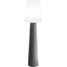 8 seasons DESIGN LED-Stehleuchte 160 cm Kunststoff grau
