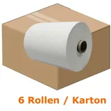 R Ellis Comfort 120/2 weiß 24 cm x 120 m Handtuchrollen 6 Rollen/Paket, 100% Zellstoff, 2-lagig verleimt