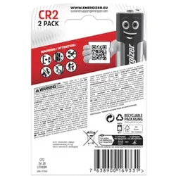 ENERGIZER Batterie Foto 2ST 3 V E301029500 CR2