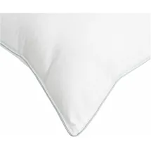 vidaXL Bettwäsche-Set Unifarben Weiß 200 x 220 cm + 80 x 80 cm