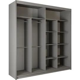 bettso Schiebetürenschrank TIARA 203 x 216 x 62 cm Grün
