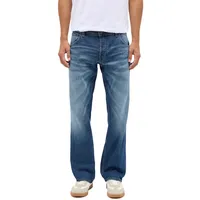 Mustang Michigan Straight Jeans in Light Scratched Used-W36 /