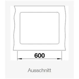 Blanco Subline 500-F anthrazit + Handbetätigung + InFino