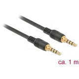 DeLock 85595 - Kabel Klinke, 3,5 mm, 1,0 m