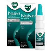 WICK Nasivin Nasenspray oK Erw./Schulkin.0,5 mg/ml - 2x10ml 2X10 ml