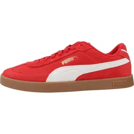 Puma Club Ii Era Suede Sneaker, Für alle Zeiten, Rot, Gold, Weiß, 42 - 42