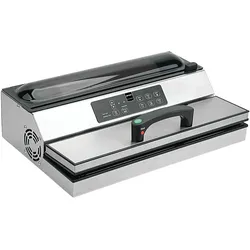 METRO Professional Balkenvakuumierer GVS2040, Edelstahl, 49.3 x 30.1 x 16.2 cm, max. Beutelbreite: 40.6 cm, Schnellstart, silber