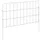 vidaXL Zaun-Set 55 x 30 cm Silber/Verzinkter Stahl