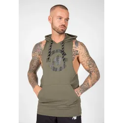 Lawrence Mit Kapuze Tank-Top - Armeegrün S