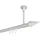 Interdeco GARDINENSTANGE INNENLAUF Sonette Savio 600 cm (geteilt in 3 x 200 cm), 1-läufig, 20 mm Ø Weiß