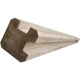 Beckers Betonzaun Zaunpfosten 11,5 x 272 cm Betongrau