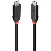 Lindy 37002 2m USB4 240W Typ C Kabel, Black