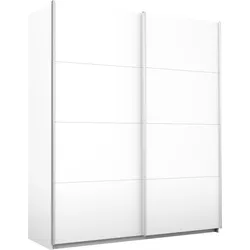 Schwebetürenschrank RAUCH "Quadra Kleiderschrank BESTSELLER Schrank Gaderobe", weiß, B:181cm H:210cm T:62cm, Schränke, mit Möglichkeit zur individuellen Frontgestaltung, leichtgängige Türen
