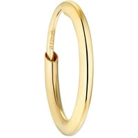 Amor Single Creole für Damen und Herren, Unisex, Gold 375 Creolen