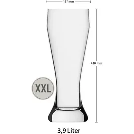 Rastal Ranft Riesen-Weizenbierglas 3,9 l