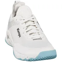 Kempa Hallen-Sport-Schuhe Wing Lite 3.0 W Größe 9 in weiß/aqua/schwarz weiß/aqua/schwarz