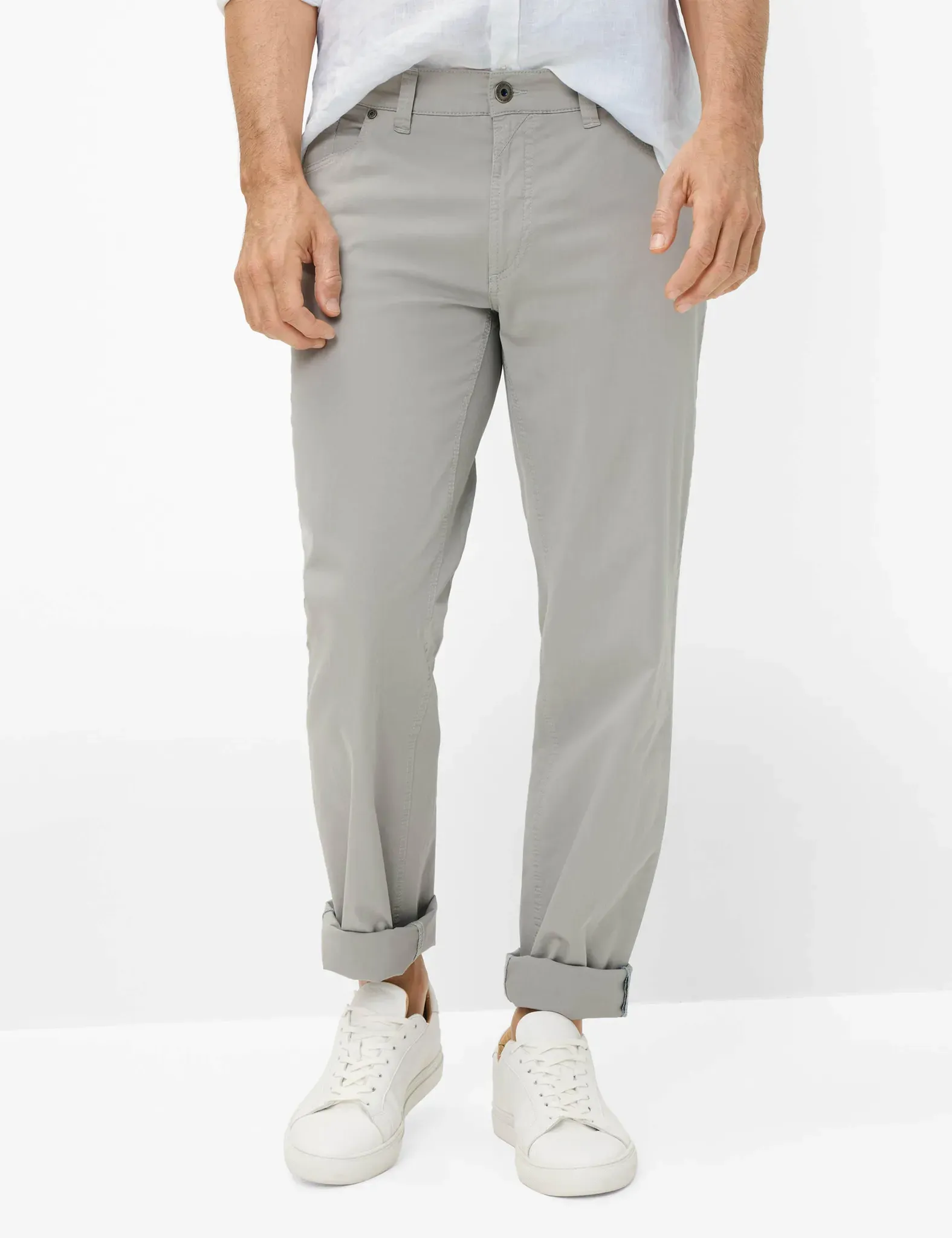Eurex by Brax Herren Five-Pocket-Hose Style LUKE GREY, grau, Gr. 58